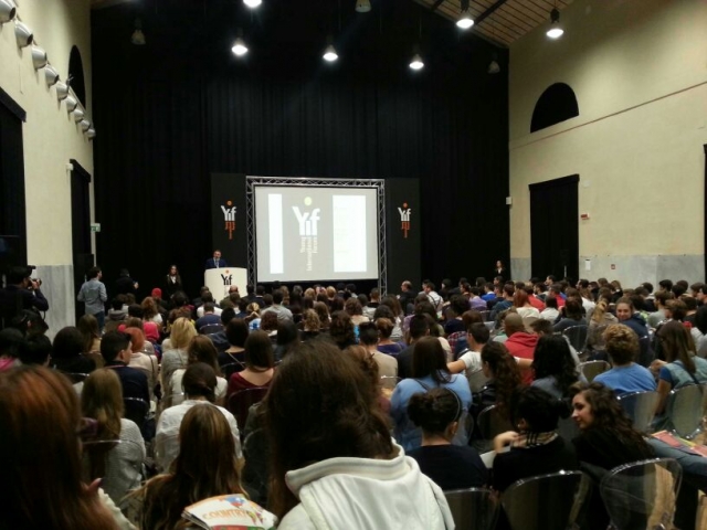 Grande successo nella prima giornata dello YIF 2013: l&rsquo;intervento dell&rsquo;avvocato Bonetti alla manifestazione internazionale di orientamento.